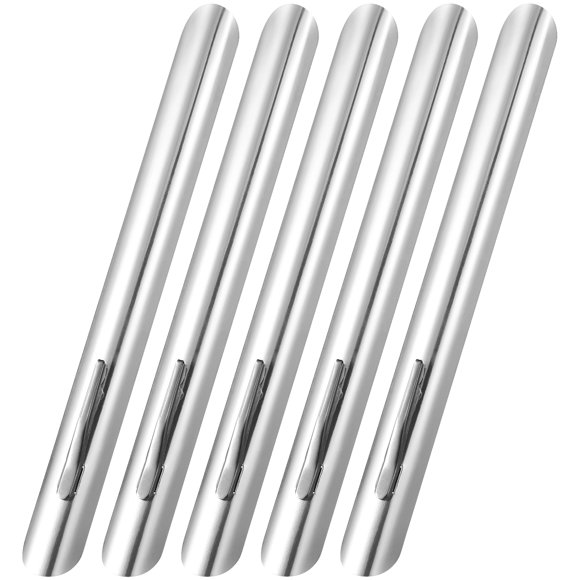 5 Pcs Balayeuse à Miettes Réaturante Design Compact Argenté pour Serveurs et Barmans