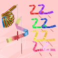 thumbnail image 1 of FELTECHELECTR 10Pcs Gym Ribbon Streamers for Chinese Dance Rhythmic Gymnastics and Marching Band, 1 of 8