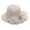 Gray, variant on Yihuala Bucket Hat Organza Sun Hat for Women Party Wedding Photo Props Organza Bowknot Hat Wide Brim