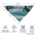 thumbnail image 3 of PhooArto Wooden Board Seashell Turtle Dog Bandanas, 2 Pack Soft Washable Pet Scarf Triangle for Large Dogs Puppies and Cats, 3 of 7