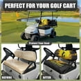 thumbnail image 5 of Psesaysky Breathable Universal Seat Covers for Ezgo Club Car Seats Golf Cart Golf & Grit Car Front and Back Seat Cushion Cover Fit Like a Glove, Yellow, 5 of 8