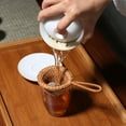 thumbnail image 5 of Cheers US Leakage Rattan Tea Set Tea Strainer Leakage New Natural Rattan Infuser Strainer Mesh Tea Filter Spoon Locking Spice Cup Chinese Kungfu Tea Ceremony, 5 of 7