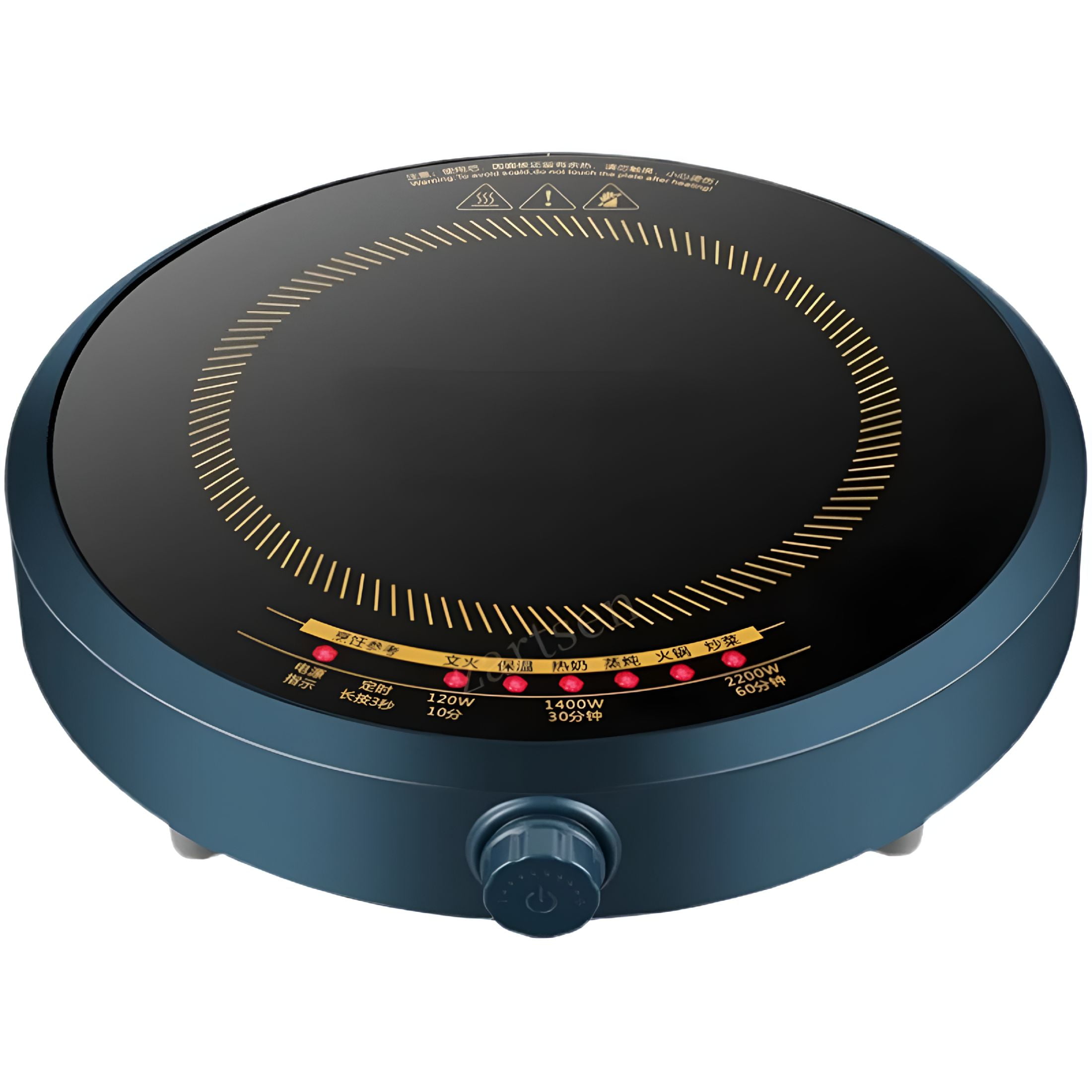 HIBIBUD Advanced Technology Efficient Waterproof 2200W Induction Cooker - Hot Pot Stove Cooktop Burner Perfect for Quick and Flexible Cooking with Stir-Fry Cooking Plate