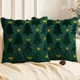 thumbnail image 6 of Christmas Throw Pillow Covers, Square Pillows Cover, Christmas Tree Throw Pillow Cover Decor, Throw Pillow Soft Plush Cushion Cover for Holiday Winter Home Sofa Bed Porch(18x18", without core), 6 of 6