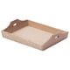thumbnail image 4 of Bandeja para servir en casa de muñecas, juego de cocina para casa de muñecas, juguete de simulación con asas Madera clara, 4 of 9