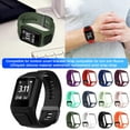thumbnail image 2 of Correa de pulsera inteligente Compatible con TomTom Compatible con Tom Tom Runner23/Spark correa de muñeca de repuesto impermeable de silicona Sweethay EL016938-01, 2 of 5