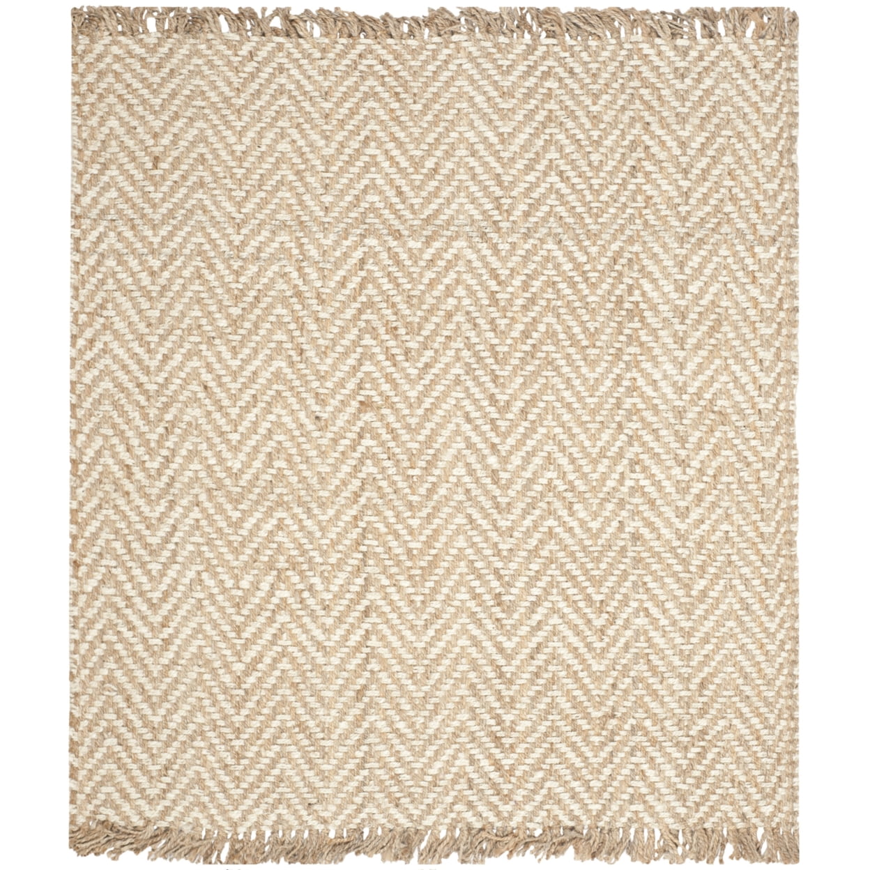 SAFAVIEH Natural Fiber NF458A Bleach / Natural Rug