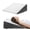 White-grey-Triangle Wedge 24*24*10 inch, variant on Triangle Wedge 24*24*7.5 inch White-grey Memory Foam Bed Pillow for Sleeping and Elevation