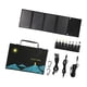 thumbnail image 3 of Bolsa de panel solar Bolsa de carga de energía,Plegable impermeable negro,Caja de panel solar resistente portátil Bolsa de viaje para senderismo 40W, 3 of 8