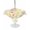 White, variant on Outdoor Tablecloth with Umbrella Hole for Patio/Picnic/Party/Camping, Summer Fruit Waterproof Table Cloth Square Cover Washable, Spring Botanical Lemon Peach Green (54"x 54")