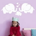 thumbnail image 3 of Wall Stickers Elephant Removable Art Vinyl Mural Home Children'S Room Decor Wall Stickers,White Home Wall Stickers, 3 of 3