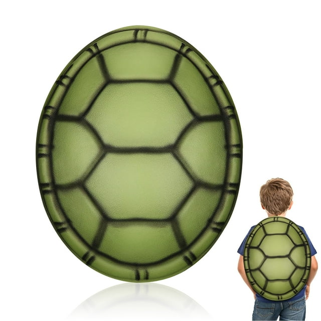 Disfraz de Halloween de Eva con caparazón de tortuga. Accesorio para fiestas de disfraces, Navidad y carnaval.