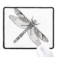 thumbnail image 1 of Dragonfly Animal Portrait Sketch Mousepad Stitched Edge Mat Rubber Gang Pad, 1 of 2