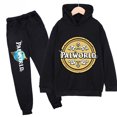 thumbnail image 3 of Conjunto de sudadera y pantalones con capucha de polar con estampado infantil de Palworld, conjunto deportivo de 2 piezas adecuado para conjuntos de niños y niñas, 3 of 5