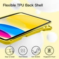 thumbnail image 3 of JETech Case for iPad (A16) 11th/10th Generation (2025/2022) with Pencil Holder, Slim Tablet Cover with Soft TPU Back, Auto Wake/Sleep (Yellow), 3 of 7
