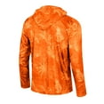 thumbnail image 3 of Men's Colosseum Orange Clemson Tigers Palms Printed Lightweight Quarter-Zip Hooded Top, 3 of 3