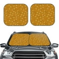 thumbnail image 2 of Kll Honey Bee Gnomes Windshield Sun Shade 2-Piece Foldable Car Front Window Sunshade For Most Sedans Suv Truck - Auto Sun Blocker Visor Protector Blocks Max Uv Rays - Large, 2 of 7