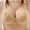 Beige, variant on Women's Plus Size Wireless Bra Full Coverage Side Support Lift Everyday Bra