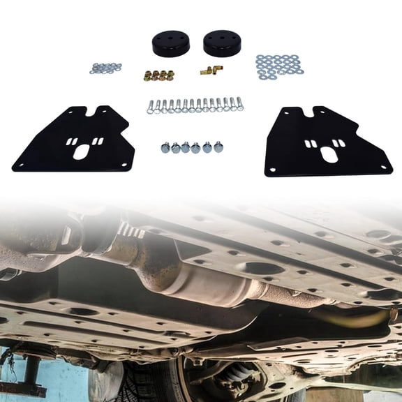 TORQUE Bracket Set for Air Helper Suspension Bag 1963-1972 Chevy C10 (TRC10FRBR)