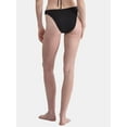 thumbnail image 3 of No Boundaries Women's Herringbone Crinkle Bikini Bottoms, Sizes XXS-XXL, 3 of 5