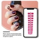 thumbnail image 4 of Soidarity 24 piezas de uñas postizas de ataúd esmerilado DIY exquisito estilo francés único elegante personalidad uñas acrílicas 23 ciruela Type3 NO3, 4 of 5