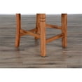 thumbnail image 3 of Home Square Sedona 24" Wood Double Crossback Barstool in Rustic Oak - Set of 3, 3 of 9