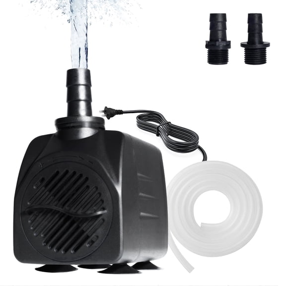 VNEKVA 10W 160GPH Submersible Water Pump for Fish Tanks & Fountains