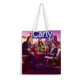 thumbnail image 1 of iCarly Bolso de tela con estampado de lienzo para mujer, bolsa de compras reutilizable y estética, con cremallera interior, regalo para mujer,40*40cm., 1 of 6