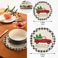 thumbnail image 3 of SKYSONIC Christmas Truck Tree Pot Holders Trivets, 2 Pcs Heat Resistant Trivets,Tartan Plaid Cotton Thread Weave Mats for Hot Pads Pans Pot Bowl Teapot for Kitchen Decor, 3 of 7