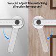 thumbnail image 3 of Cerradura de puerta inteligente con huella dactilar dispositivo con teclado biométrico Kuymtek y carga USB con contraseña y palanca de bloqueo compatible con contraseña entrada de la aplicación, 3 of 9