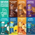 thumbnail image 4 of Brain and Body Plant Protein Bars - 7 Bar Sampler Pack - Gluten Free, High Fiber, Vegan Snacks - Low Sugar Meal Replacement, 4 of 5
