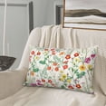 thumbnail image 5 of Daiia Spring floral Pattern Bedding Waterproof Pillow Protector Zippered Queen – Bed Bug Proof Pillow Encasement-16"x24", 5 of 6