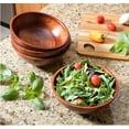 thumbnail image 4 of Lipper Dark Cherry Salad Serving Bowls - Set of 4, 4 of 5