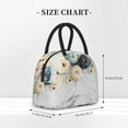 thumbnail image 2 of Pofeuu Pumpkin And White Marble Print Lunch Bag for Adult Insulated Lunch Box,Leakproof Cooler Food Lunch Containers Reusable High Capacity Lunch Tote Bags-One Size, 2 of 6