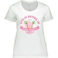 thumbnail image 3 of Inktastic Life's Better In Oahu Women's Plus Size T-Shirt, 3 of 5
