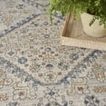 thumbnail image 6 of Nourison Home Series 4 Persian Grey/Blue 5'3" x 7'3" Area Rug, (5x7), 6 of 8