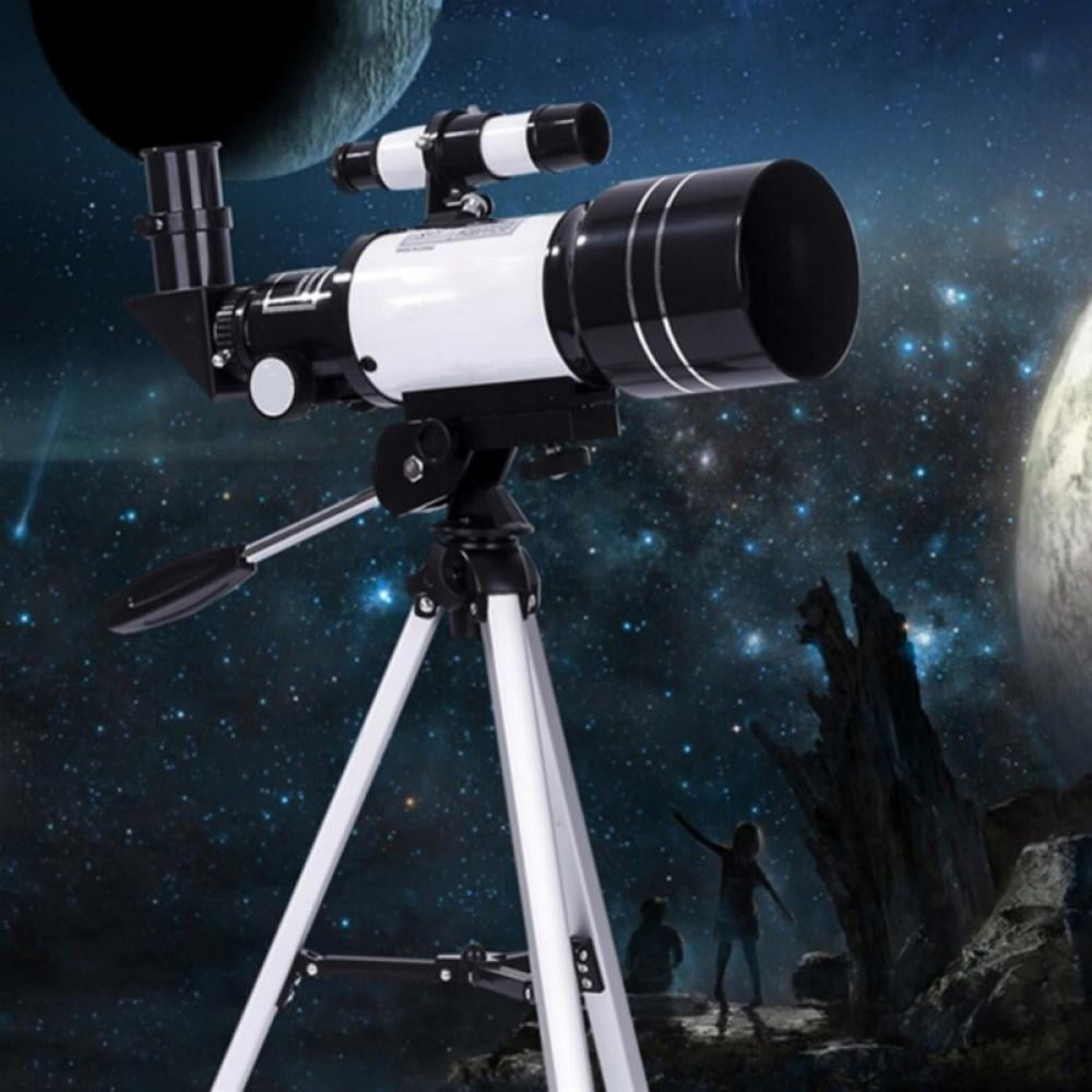 Refractive Deep Space Moon Watching Gifts STWM Astronomical Telescope Set with Triangle Bracket Mobile Phone Bracket Professional Zoom Outdoor HD Night Vision Telescope 
