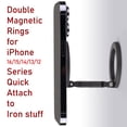 thumbnail image 2 of Soporte magnético para teléfono SHINEWEE Double Ring para iPhone, 2 of 9