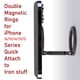thumbnail image 2 of Soporte magnético para teléfono SHINEWEE Double Ring para iPhone, 2 of 9
