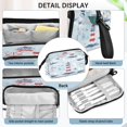 thumbnail image 4 of Fish Mouth Pencil Bag 9.45*3.74*5.9 Inches Pencil Bag Pencil Case Pencil Box Makeup Bag Suitable for Office and Study Cartoon Cartoon Red Lighthouse, 4 of 7