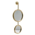 thumbnail image 2 of CC Home Furnishings 2-Tiered Round Metal Framed Wall Mirror - 28.5" - Gold, 2 of 4