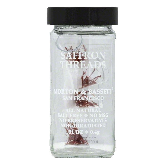 Morton & Bassett Saffron Threads, 0.01 OZ (Pack of 3) by