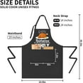 thumbnail image 3 of Holiday Aprons for Men Women, Thanksgiving Halloween Fall Aprons Gifts, Festival Matching Apron with 2 Pockets, 3 of 6
