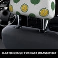 thumbnail image 6 of 2 PCS Car Headrest Cover, Delicious Durian Soft Car Seat Head Rest Cover Protector Interior Car Accessories Seat Covers for Cars Truck Auto Only Covers, 6 of 8