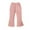 Pink, variant on Cethrio Girls Flare Pants, Stretch Elastic Waist Casual Thin Summer Pants Pink Size 10-12 T