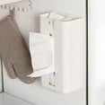 thumbnail image 1 of Ovzne Kitchen Tools Refrigerator Magnetic Paper Drawer Box Bathroom Washcloth Box Kitchen Multifunctional Storage Household Magnetic Paper Towel Box Open Ended Mo On Clearance, 1 of 6