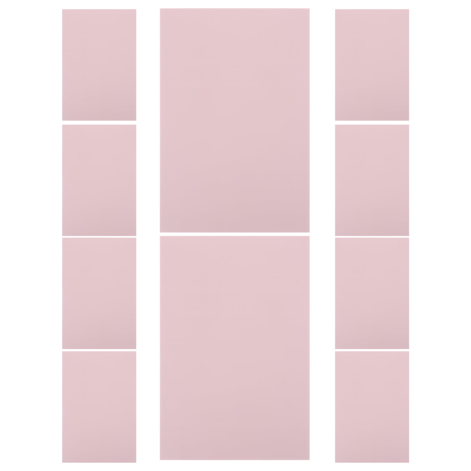 Masteelf  10 Pcs Rubber Carving Blocks Professional Ink Pads for Stamping Kids Letter Stamps Clay Pink