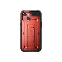 SupCase Unicorn Beetle Pro - Protective case for cell phone - rugged - MagSafe compatibility - polycarbonate, thermoplastic polyurethane (TPU) - metallic red - 6.1" - for Apple iPhone 14