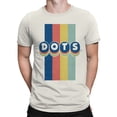 thumbnail image 2 of Officially Licensed Dots Retro Rainbow Design Men's T-shirt, 2 of 3