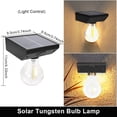 thumbnail image 2 of Solar Light Outdoor Lights Intelligent Control Sport Sensor Human Induction Wall Lamp Lighting Equipment Yard Corridor Garden Two Filaments Non Induction Bulb, 2 of 8